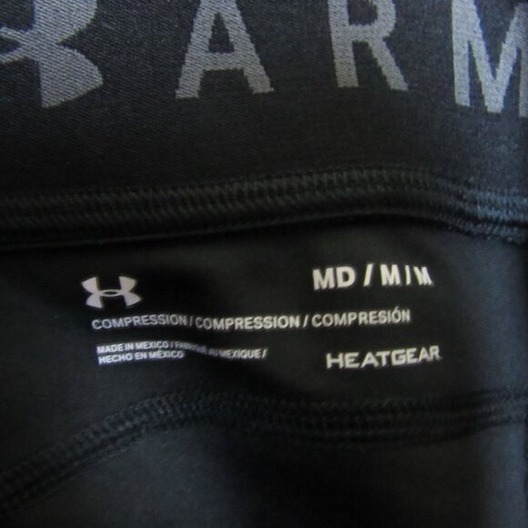 Under Armour Black Capri Compression Leggings Heat Gear Women's Medium - Picture 4 of 4